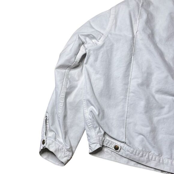 Vintage 90s Dickies White Canvas Detroit Style Jacket Blanket Lined - Picture 7 of 12
